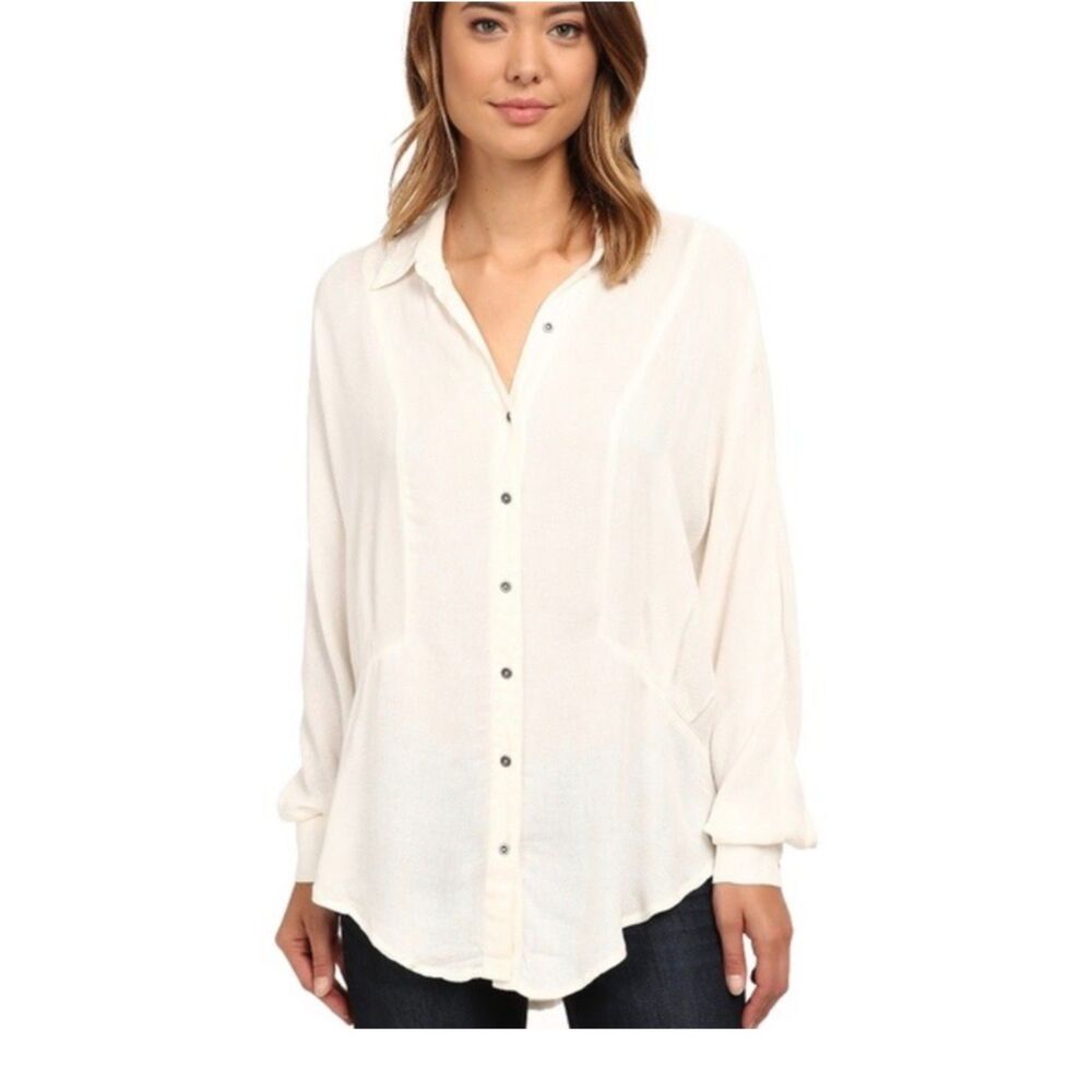 Free People Ivory Top Women's-Size M